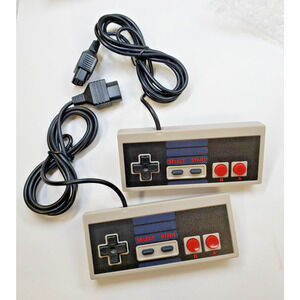 2 Pack Controller For NES Nintendo Vintage Console Wired Gamepad squared control